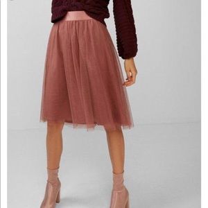 NWT copper/ rose gold skirt